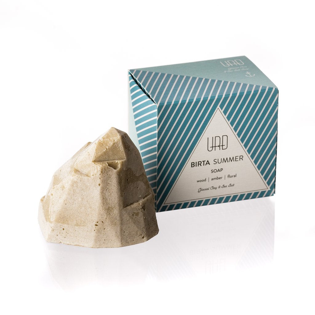 BIRTA summer soap is handmade. The soap is made from natural oils which leave the skin feeling soft and nourished
