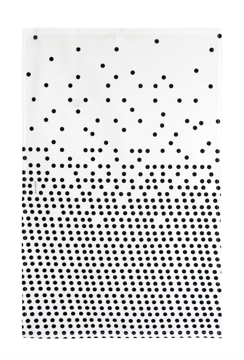 Dots, 100% cotton tea towel, icelandic design. 